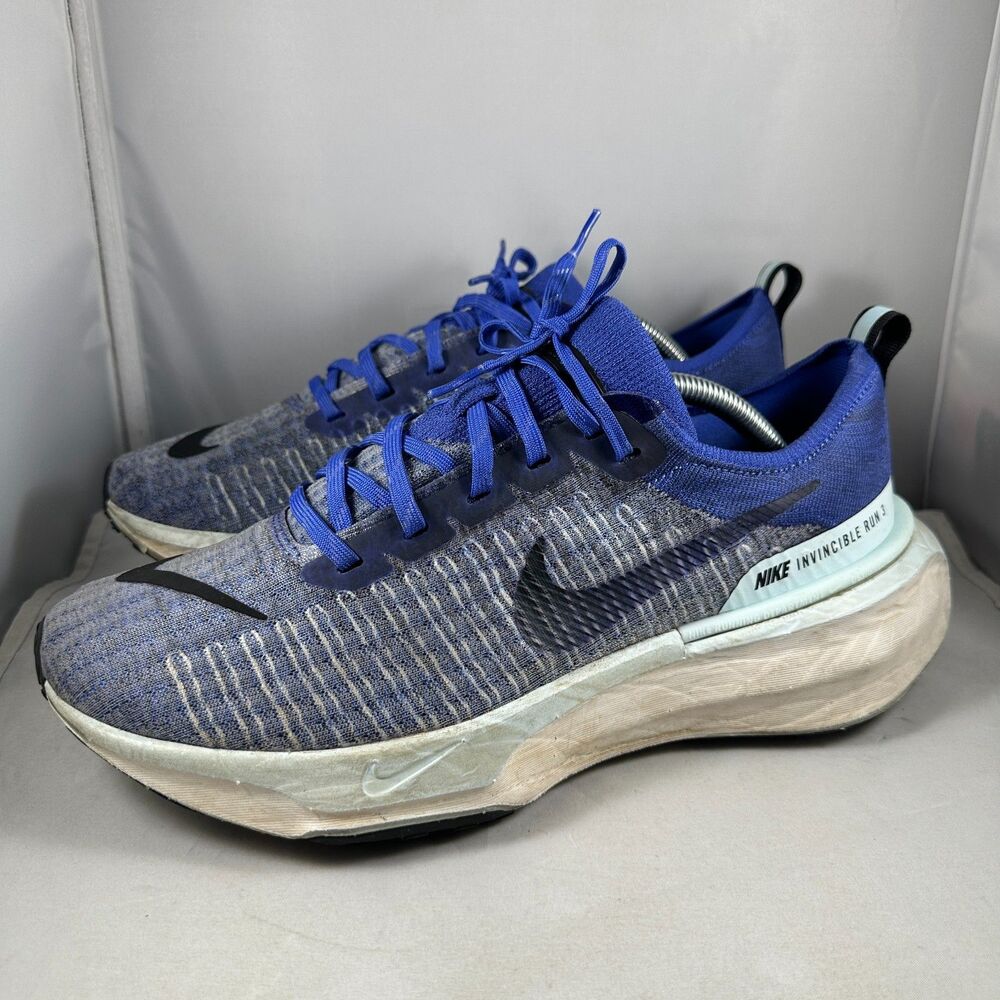 Nike Mens Size 10.5 ZoomX Invincible Run FK 3 Astronomy Blue Black DR2615-404